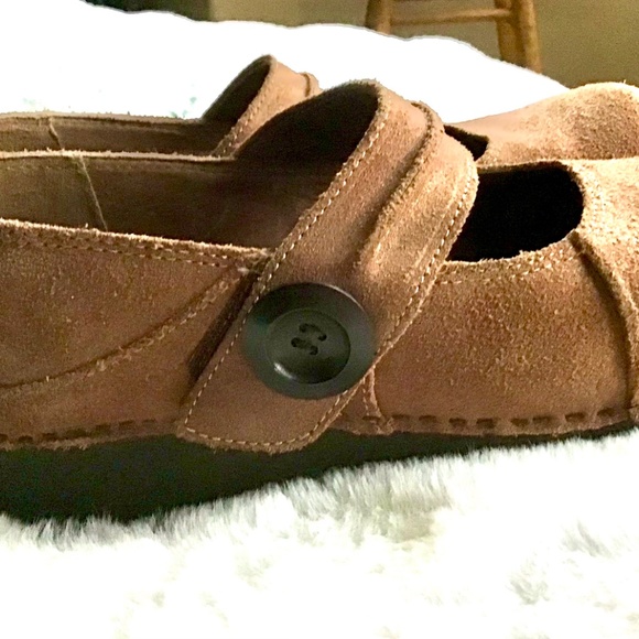 Dansko Mary Jane size 39 Brown Suede shimmer - Picture 9 of 10